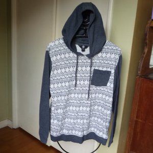 VOLCOM MEN HOODIE LONG SLEEVE SHIRT NW DIAMOND DESIGN